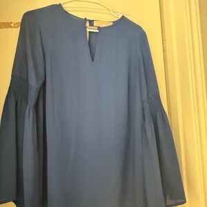 Elegant Blue Women's Top